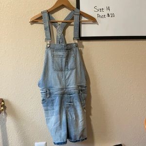 Denim overalls